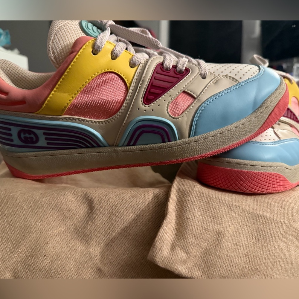 Gucci Basket Low Sneakers in women size 37.5 - Picture 3 of 10